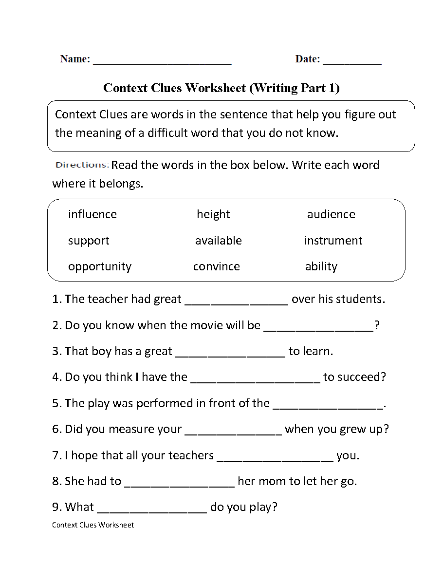 vocabulary year 9 words pdf