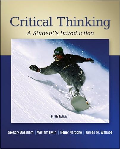 an introduction to critical thinking bassham free pdf