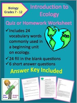 ecosystem quiz questions and answers pdf