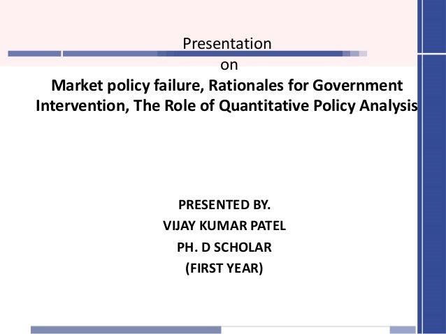 market failure and role of government pdf